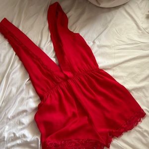 Red romper